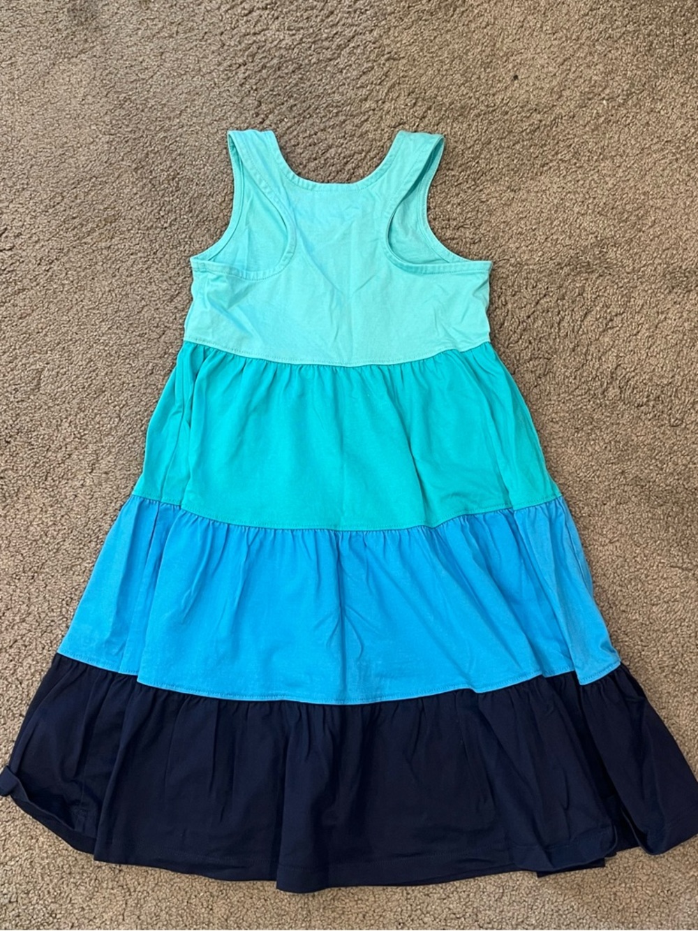 Hanna Andersson Blue Color Block Dress - Picture 4 of 4